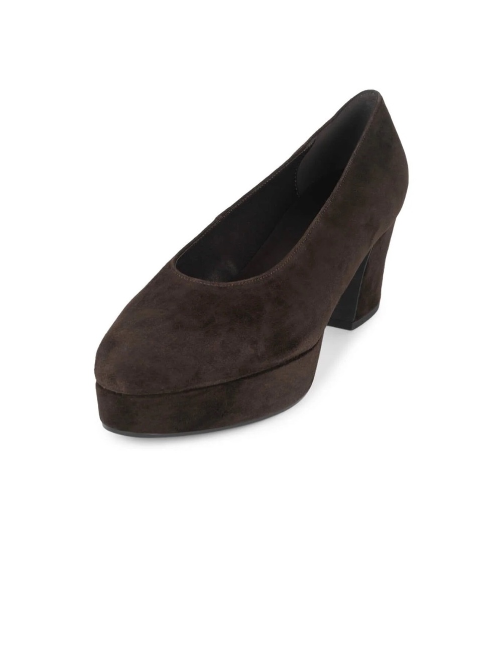 Jeffrey Campbell - Chapters - Dark Brown Suede Platform Pump